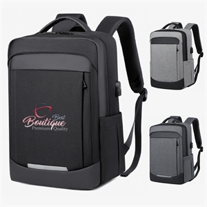 Custom Gift Travel Business Work Bag With USB Charging Port | https://www.bestnamebadges.com