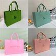 Custom Reusable Durable Large Felt Tote Shopping Bag | https://www.bestnamebadges.com