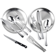 Custom Portable Stainless Steel Picnic Camping Utensil Set | https://www.bestnamebadges.com