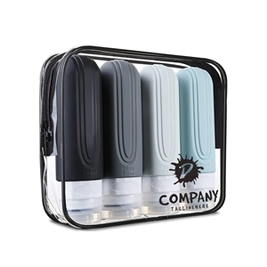 3oz Portable Leak Proof SiliconeTravel Bottle For Toiletries | https://www.bestnamebadges.com