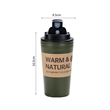 Portable Leak-Proof Clamshell Reusable Travel Coffee Mug | https://www.bestnamebadges.com
