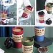 Portable Leak-Proof Clamshell Reusable Travel Coffee Mug | https://www.bestnamebadges.com