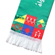 Premium Summer Sublimation Printing Scarf W/ Tassel | https://www.bestnamebadges.com