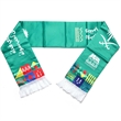 Premium Summer Sublimation Printing Scarf W/ Tassel | https://www.bestnamebadges.com