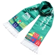 Premium Summer Sublimation Printing Scarf W/ Tassel | https://www.bestnamebadges.com