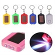 Solar Energy Power  Mini LED Keychain Flashlight | https://www.bestnamebadges.com