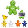4" Fun Colorful Squeezable Smile Face Guy Phone Holders | https://www.bestnamebadges.com