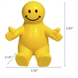 4" Fun Colorful Squeezable Smile Face Guy Phone Holders | https://www.bestnamebadges.com