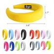 Solid Headband With Sponge No Teeth | https://www.bestnamebadges.com