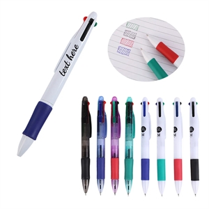 4 Colors Ballpoint Pen For Office School Supplies