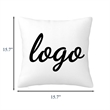 Custom Promotion Throw Pillow | https://www.bestnamebadges.com