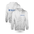 Custom Sublimated Hooded Sweatshirt with Kangaroo Pocket | https://www.bestnamebadges.com