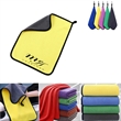 Microfiber Car Washing Towel Colorful Customizable | https://www.bestnamebadges.com