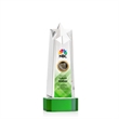 Delaware Star VividPrint™ Award on Base - Green | https://www.bestnamebadges.com