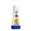 Delaware Star VividPrint™ Award on Base - Blue | https://www.bestnamebadges.com