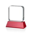 Flamborough VividPrint™ Award on Base - Red | https://www.bestnamebadges.com