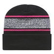 Variegated Striped Knit Cap With Cuff | https://www.bestnamebadges.com