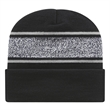 Variegated Striped Knit Cap With Cuff | https://www.bestnamebadges.com
