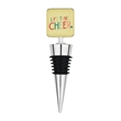 Square Heavy Duty Zinc Wine Stopper | https://www.bestnamebadges.com