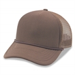 5 Panel Foam Mesh Back Trucker Cap w/Rope | https://www.bestnamebadges.com