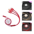 USB Charging Cable Three-In-One Transparent | https://www.bestnamebadges.com