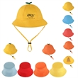 Cotton Kid Bucket Fete Hats Breathable & Customizable | https://www.bestnamebadges.com
