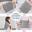 Heating Pad for Back Pain Relief with Auto Shut-Off | https://www.bestnamebadges.com