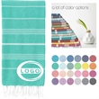 Customized Turkish Quick Dry Oversized Beach Towel | https://www.bestnamebadges.com
