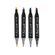 MOQ 50 ABS 12-Color Double-Ended Permanent Marker | https://www.bestnamebadges.com