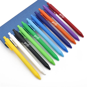 MOQ 50 ABS Simple Pure Color Gel Ballpoint  Candy Pen