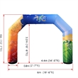 13 x 20 Feet Inflatable Arch | https://www.bestnamebadges.com