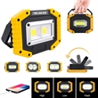 30W Portable  Rechargeable LED Work Light with phone charge | https://www.bestnamebadges.com