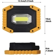30W Portable  Rechargeable LED Work Light with phone charge | https://www.bestnamebadges.com
