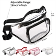 PVC Transparent Fanny Bag | https://www.bestnamebadges.com