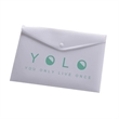MOQ 50 Transparent Button Envelope File Folder | https://www.bestnamebadges.com