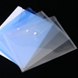 MOQ 50 Transparent Button Envelope File Folder | https://www.bestnamebadges.com