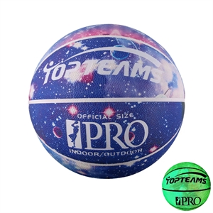MOQ 50 PU Luminous 7 Standard Basketball