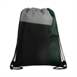 Tri-Colored Mesh Pocket Drawstring Backpack (Ocean) | https://www.bestnamebadges.com