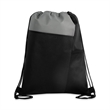 Tri-Colored Mesh Pocket Drawstring Backpack (Ocean) | https://www.bestnamebadges.com