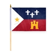 World Flag - Acadiana | https://www.bestnamebadges.com