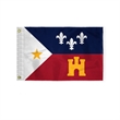 World Flag - Acadiana | https://www.bestnamebadges.com