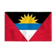 World Flag - Antigua & Barbuda | https://www.bestnamebadges.com