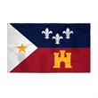World Flag - Acadiana | https://www.bestnamebadges.com