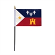World Flag - Acadiana | https://www.bestnamebadges.com