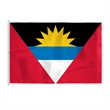 World Flag - Antigua & Barbuda | https://www.bestnamebadges.com