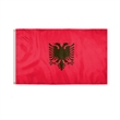 World Flag - Albania | https://www.bestnamebadges.com