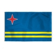 World Flag - Aruba | https://www.bestnamebadges.com
