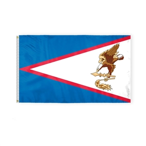World Flag - American Samoa | https://www.bestnamebadges.com