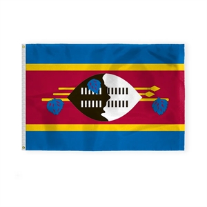 World Flag - Swaziland | https://www.bestnamebadges.com