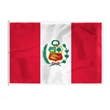 World Flag - Peru With Seal | https://www.bestnamebadges.com